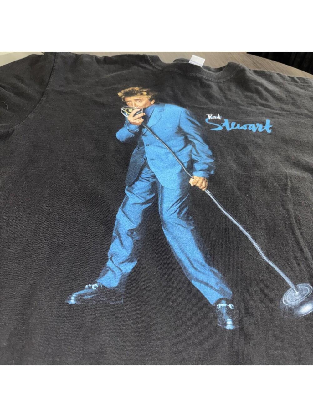 Rod Stewart Tee Shirt Large. Good Condition. [COPY]